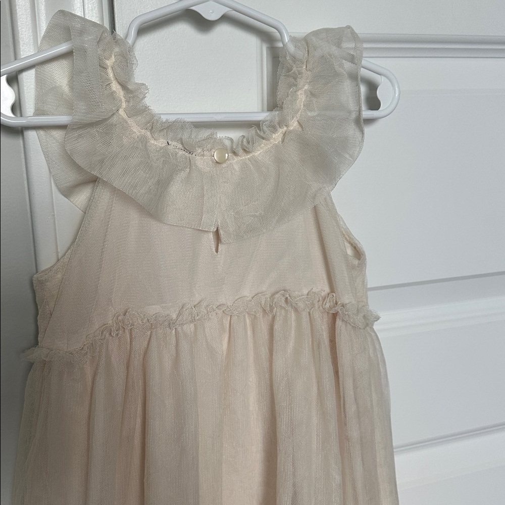Baby GAP Cream Ruffled Dress - Picture 3 of 6